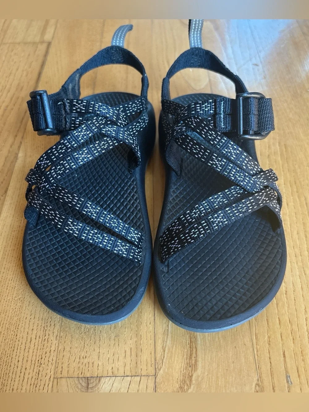 Chaco ZX1 Classic Sandals Ecotread Black Pink White Kids Toddler Girls US Sz 13